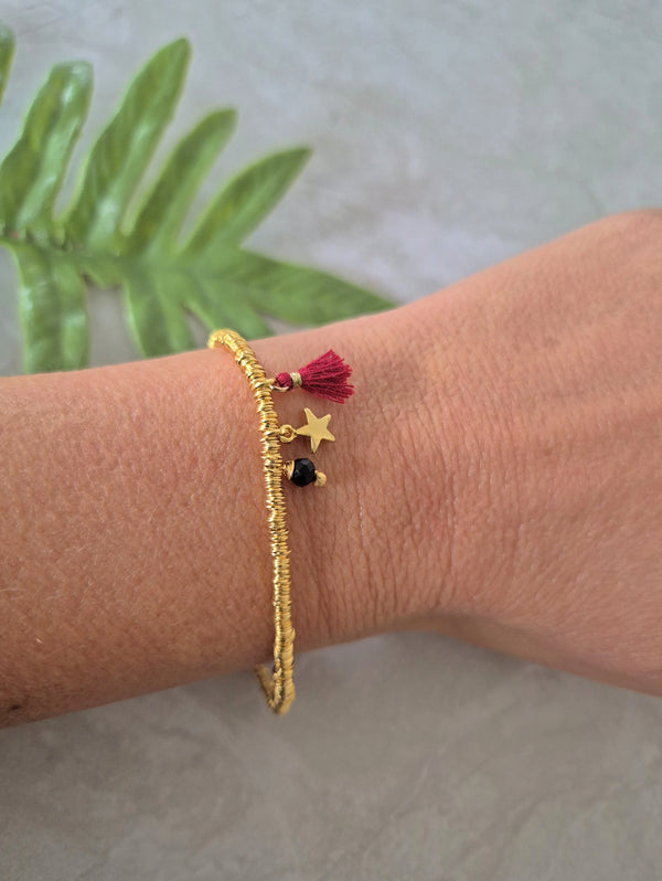Pulsera Brava Burdeo
