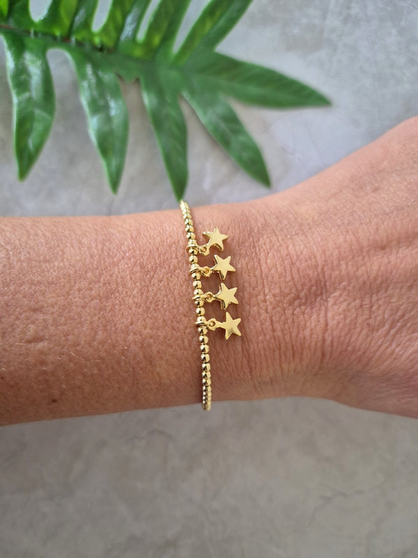 Pulsera "Una estrella por cada hijo" - Versión 4  Hijos Oro