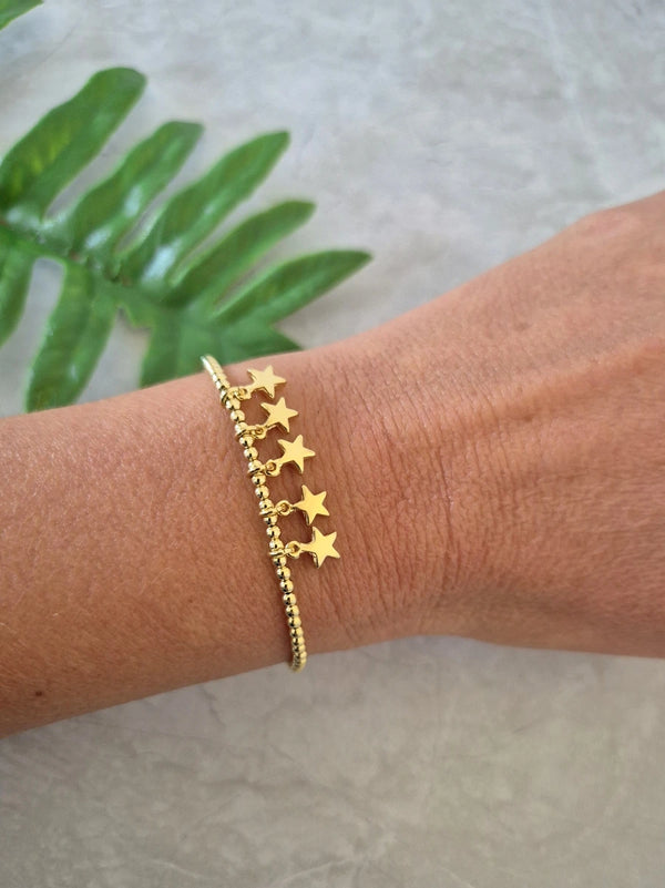 Pulsera "Una estrella por cada hijo" - Versión 5  Hijos Oro