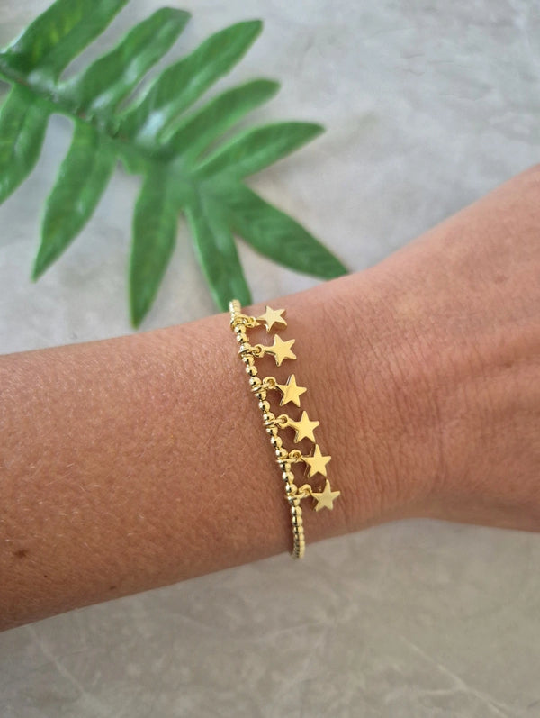 Pulsera "Una estrella por cada hijo" - Versión 6  Hijos Oro