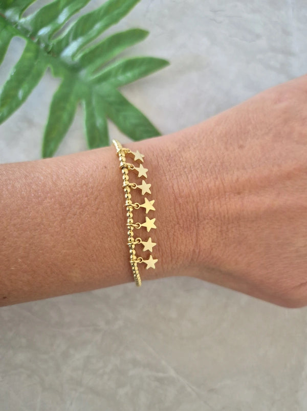 Pulsera "Una estrella por cada hijo" - Versión 7  Hijos Oro