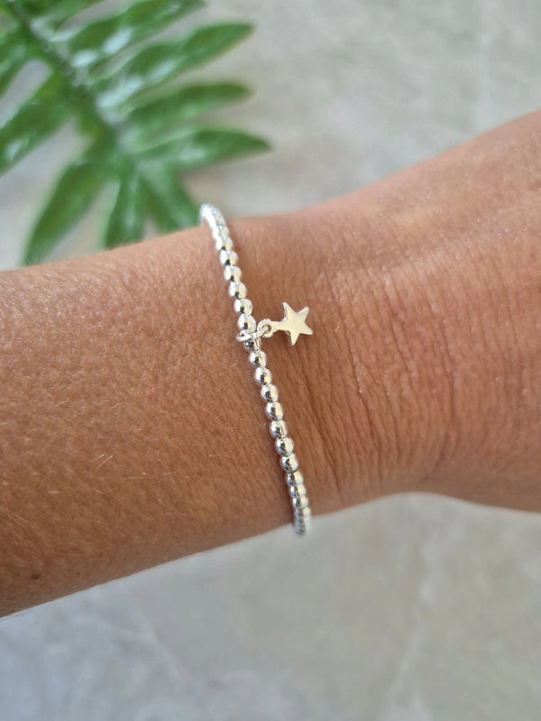 Pulsera "Una estrella por cada hijo" - Versión 1  Hijo Plata