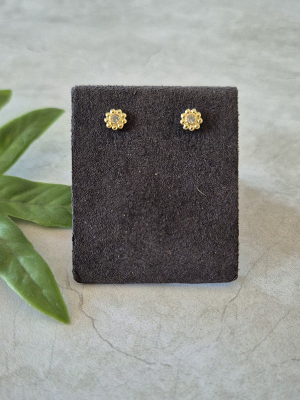 Aros punto de Luz borde Pelotitas Oro