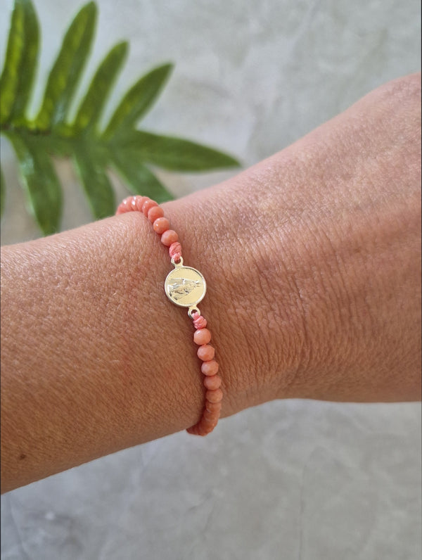 Pulsera Clarita Rosada