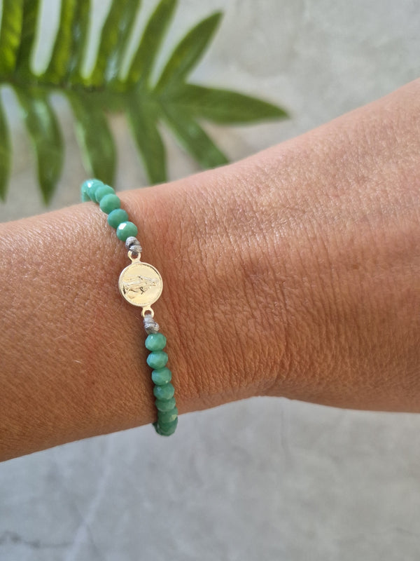 Pulsera Clarita Turquesa