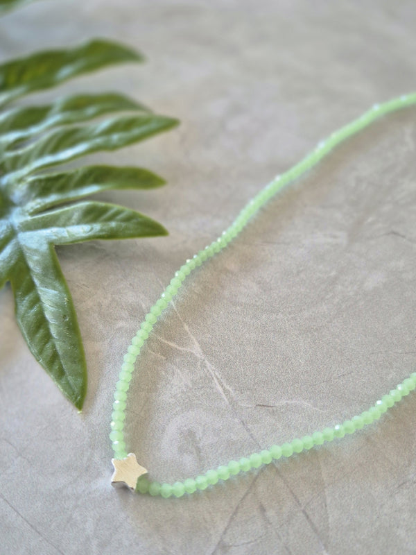 Collar Cielo Verde Agua