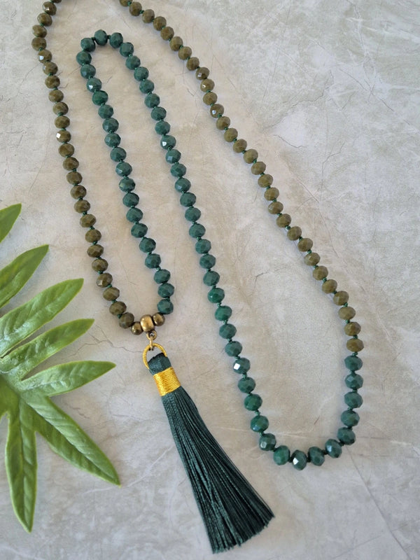 Collar Largo Elvira Verde