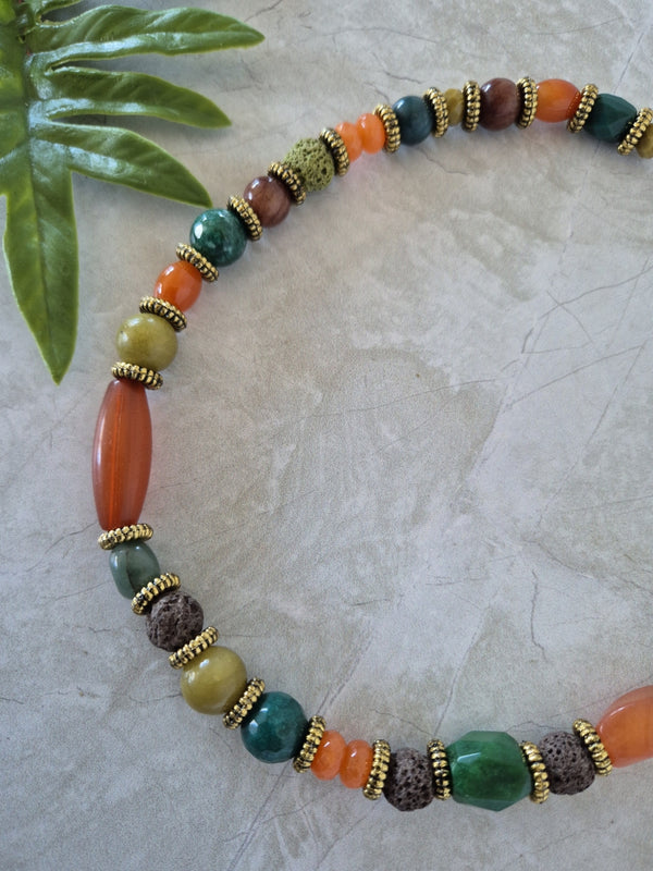 Collar Amanecer Verde