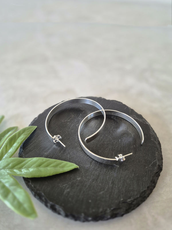 Aros Argolla Tranquilidad XL Plata