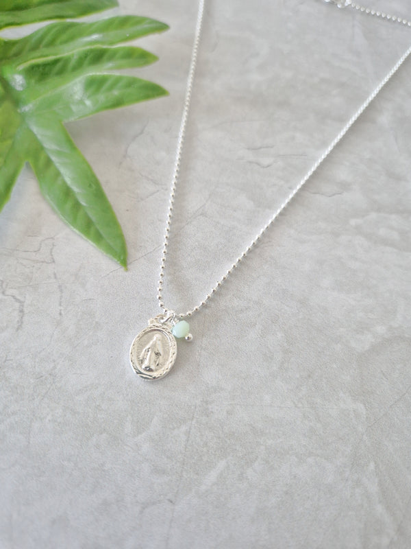 Collar María Mírame Menta