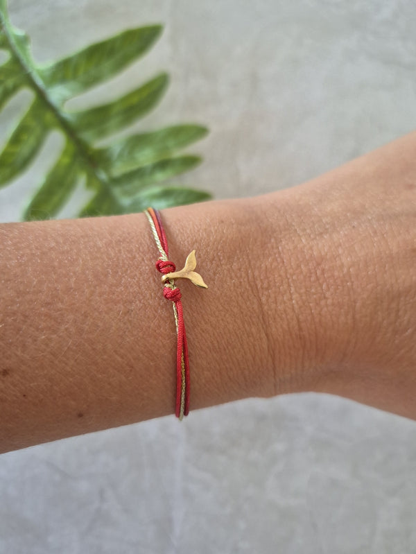 Pulsera Colita Roja Multicolor