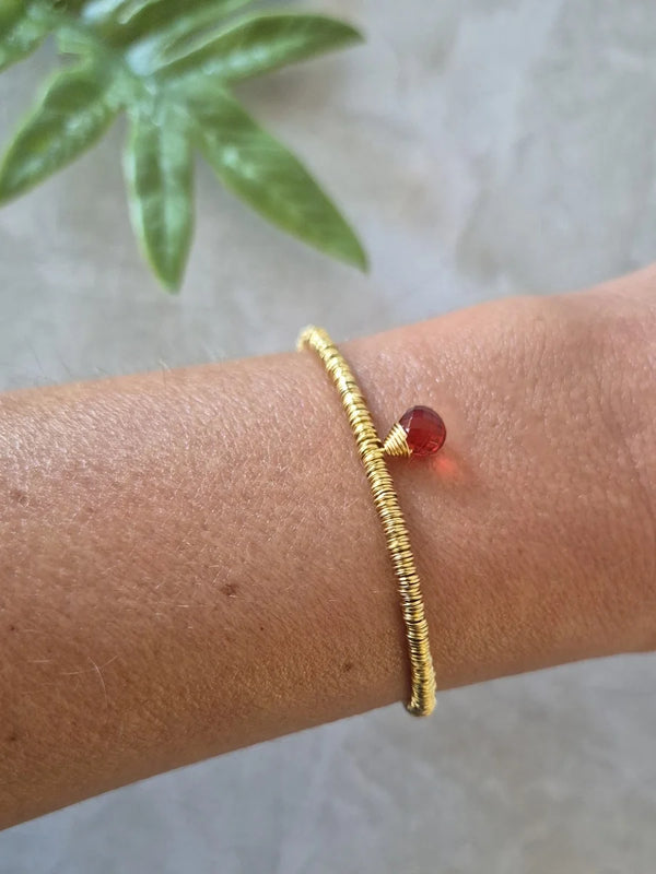 Pulsera Mostacilla Rubelita